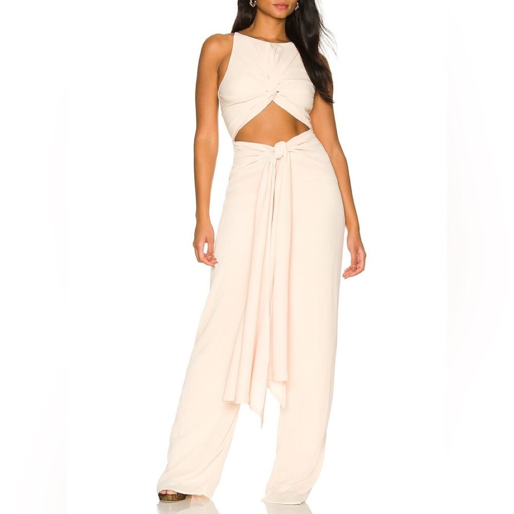 ANDREA LYAMAH - AMINATA JUMPSUIT - CHAMPAGNE